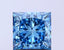 2.52ct Princess Lab Grown Diamond (Colour Fancy Vivid Blue, Clarity VS1, IGI Certified)