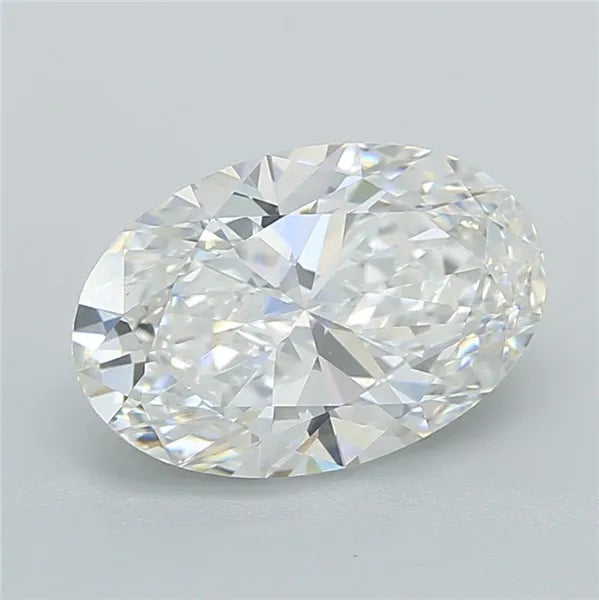 2.54ct Oval Lab Grown Diamond (Colour F, Clarity VVS2, IGI Certified)