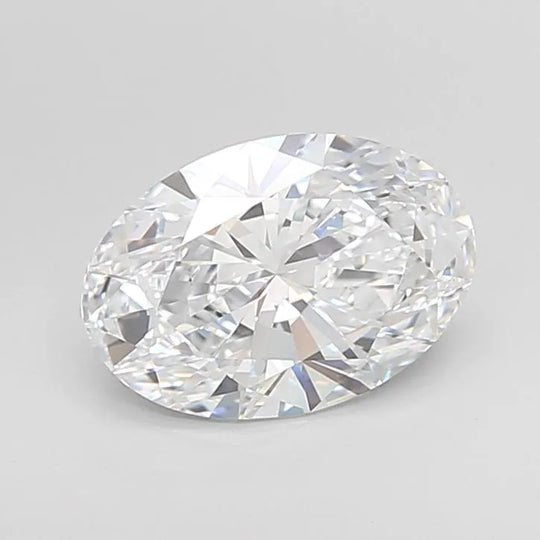 2.76ct Oval Lab Grown Diamond (Colour D, Clarity VVS1, Cut EX, IGI Certified)