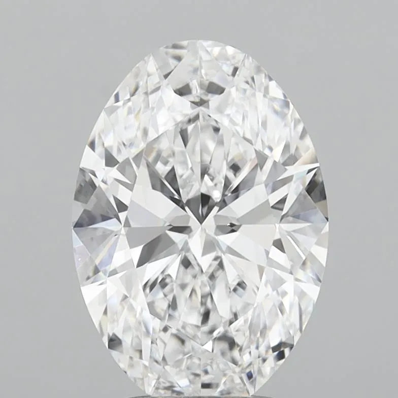2.86ct Oval Lab Grown Diamond (Colour D, Clarity VVS1, IGI Certified)