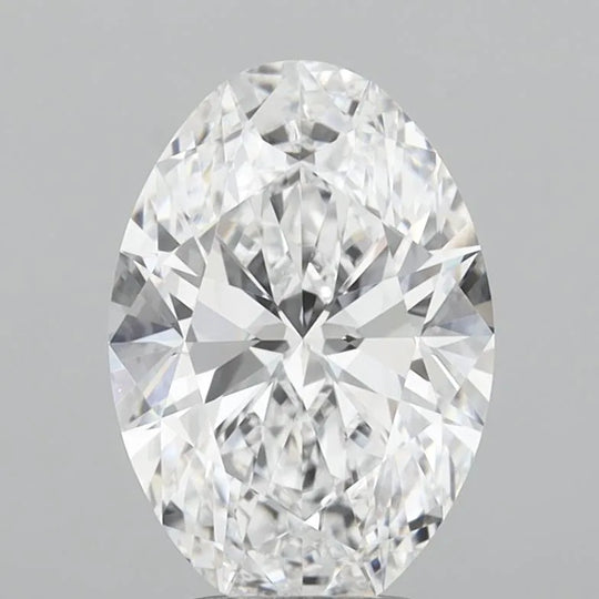 2.86ct Oval Lab Grown Diamond (Colour D, Clarity VVS1, IGI Certified)