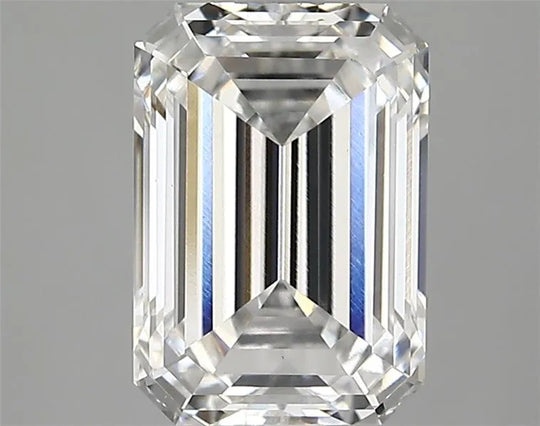 2.88ct Emerald Lab Grown Diamond (Colour E, Clarity VVS2, IGI Certified)