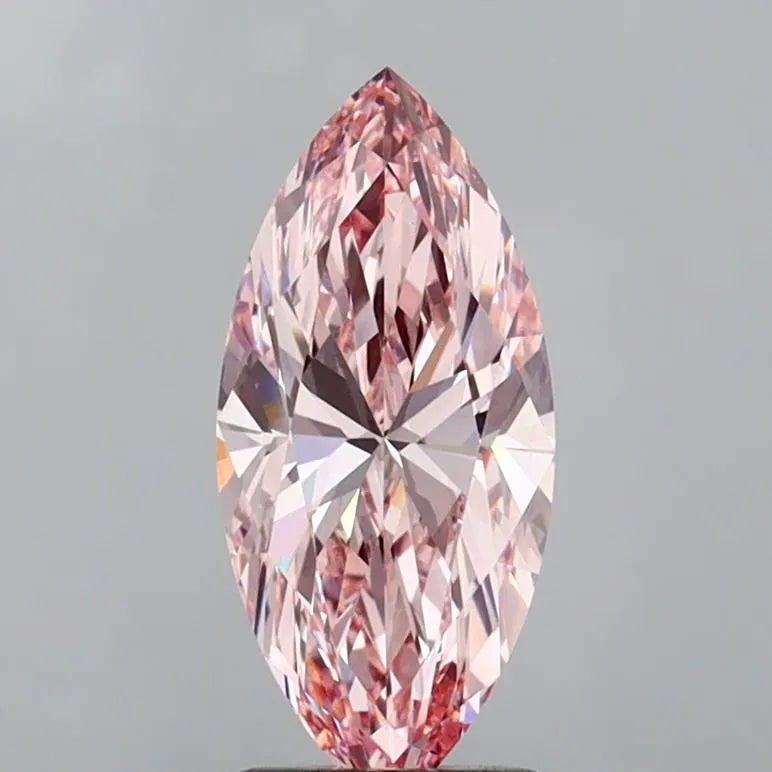 3.00ct Marquise Lab Grown Diamond (Colour Fancy Intense Pink, Clarity VS1, IGI Certified)