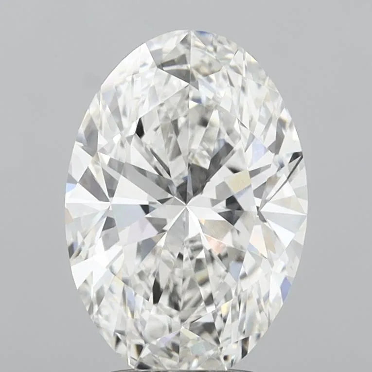 3.00ct Oval Lab Grown Diamond (Colour G, Clarity VVS2, IGI Certified)