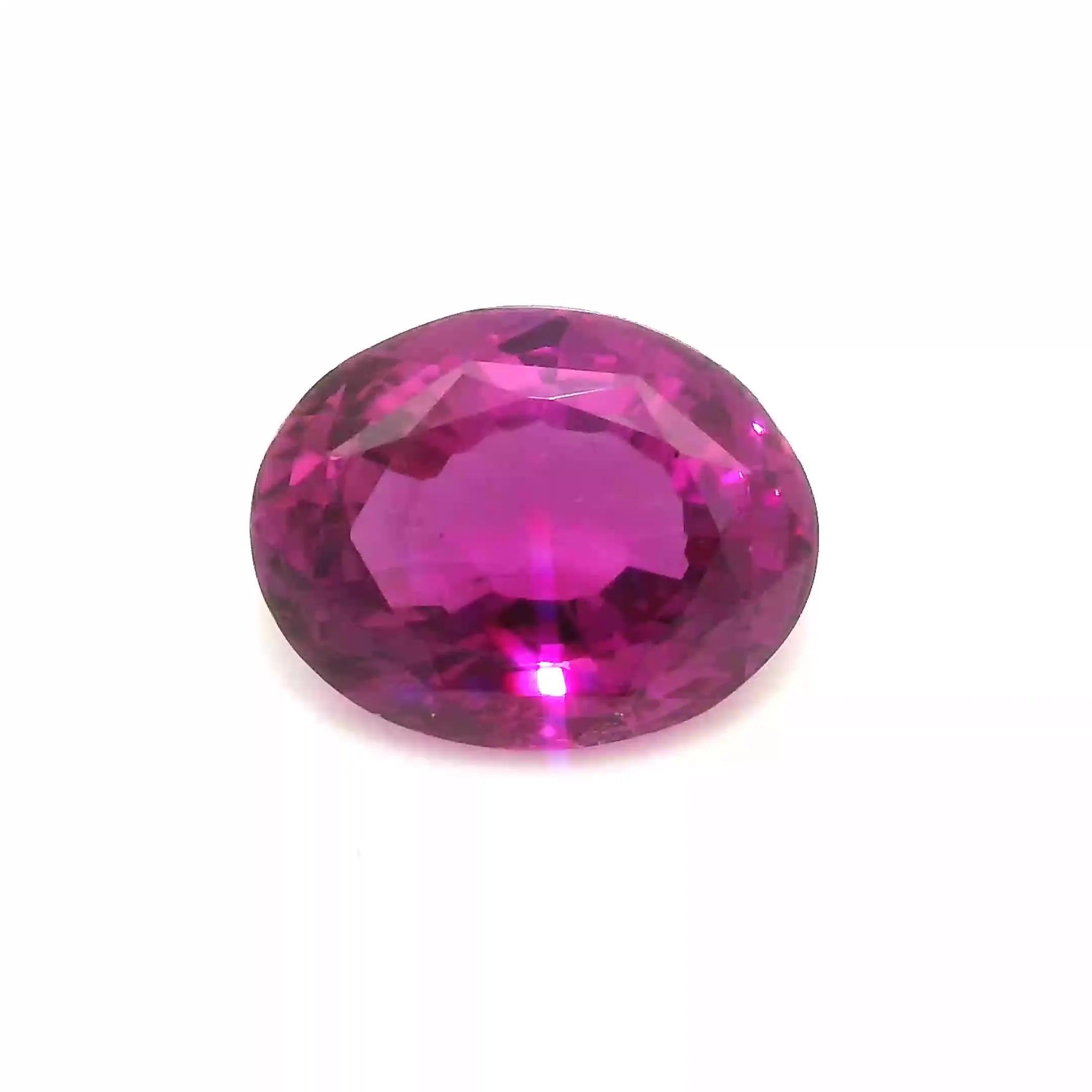 3.03ct Oval Natural Sapphire (Colour Pink, Clarity Eye Clean, Cut Faceted)