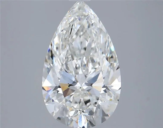 3.04ct Pear Lab Grown Diamond (Colour G, Clarity VVS2, IGI Certified)