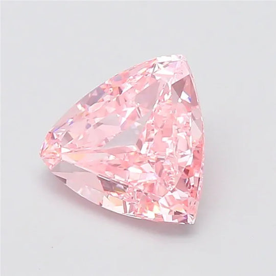 3.04ct Trilliant Lab Grown Diamond (Colour Fancy Vivid Pink, Clarity VS1, IGI Certified)