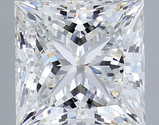 3.09ct Princess Lab Grown Diamond (Colour F, Clarity VVS2, IGI Certified)