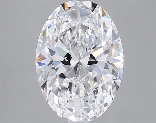 3.13ct Oval Lab Grown Diamond (Colour D, Clarity VVS1, IGI Certified)