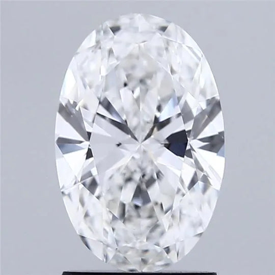 3.20ct Oval Lab Grown Diamond (Colour G, Clarity VVS2, IGI Certified)