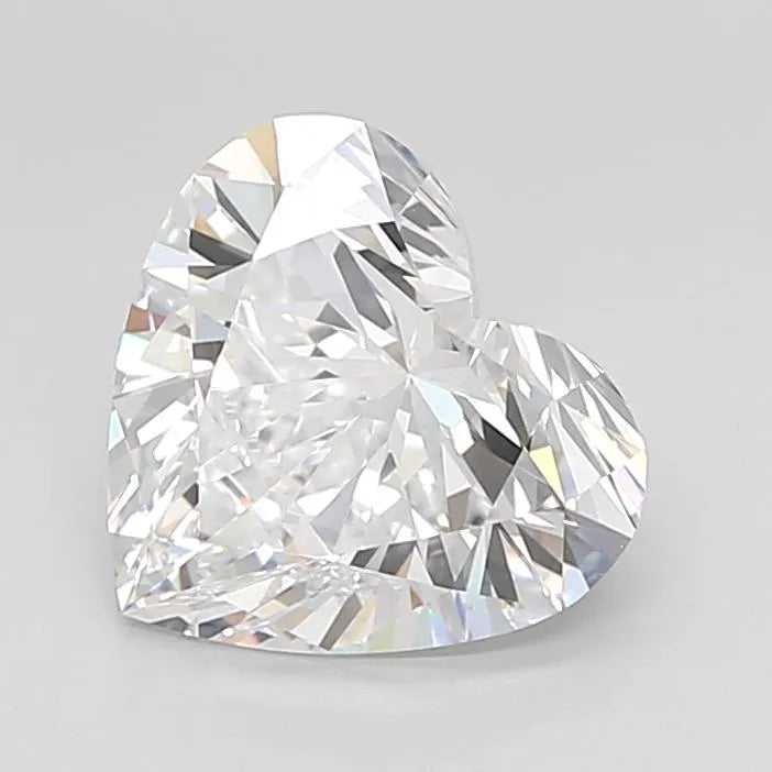 3.39ct Heart Lab Grown Diamond (Colour D, Clarity IF, Cut EX, IGI Certified)