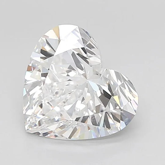 3.39ct Heart Lab Grown Diamond (Colour D, Clarity IF, Cut EX, IGI Certified)