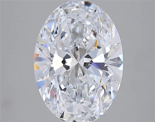 3.50ct Oval Lab Grown Diamond (Colour D, Clarity VVS1, IGI Certified)