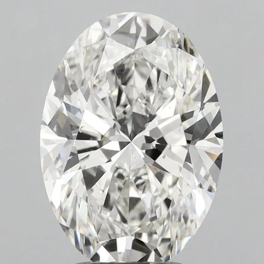 3.50ct Oval Lab Grown Diamond (Colour G, Clarity VS2, IGI Certified)