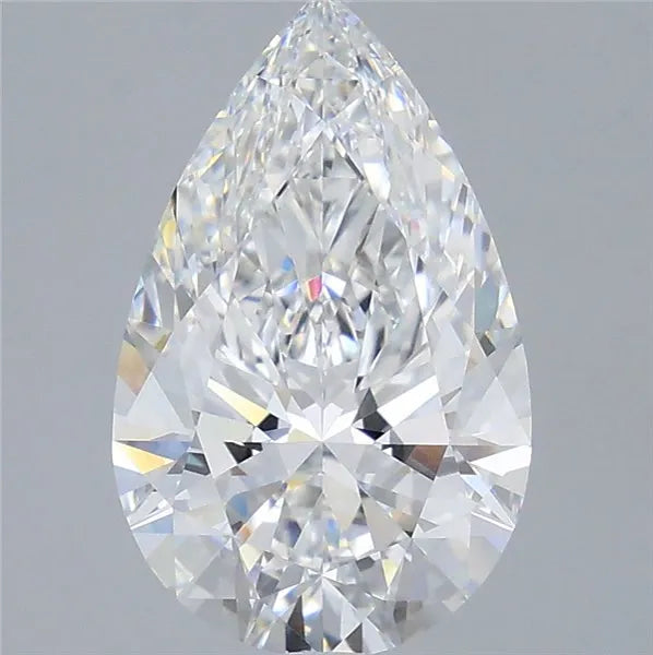 3.55ct Pear Lab Grown Diamond (Colour F, Clarity VVS2, IGI Certified)