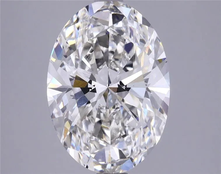 3.68ct Oval Lab Grown Diamond (Colour G, Clarity VS2, IGI Certified)