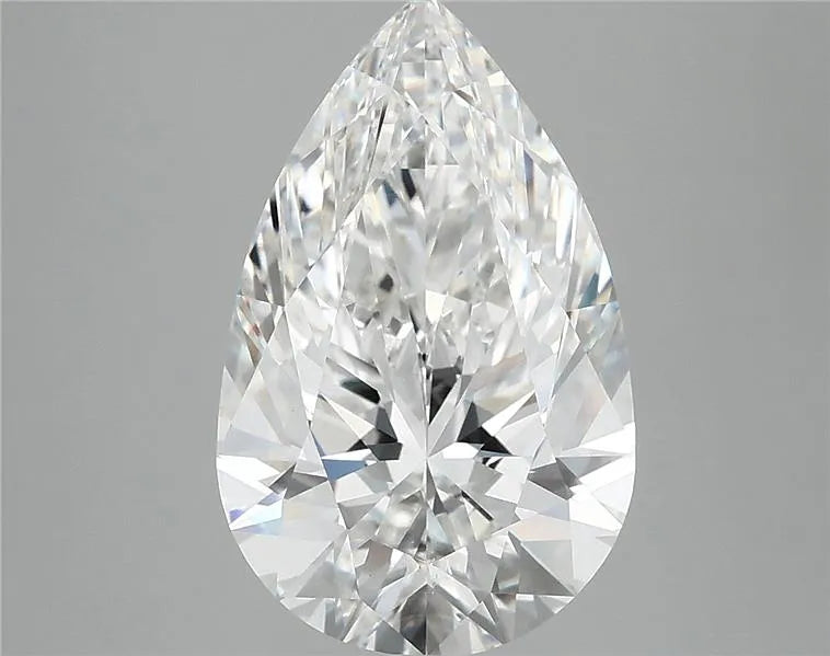 3.88ct Pear Lab Grown Diamond (Colour F, Clarity VVS2, IGI Certified)