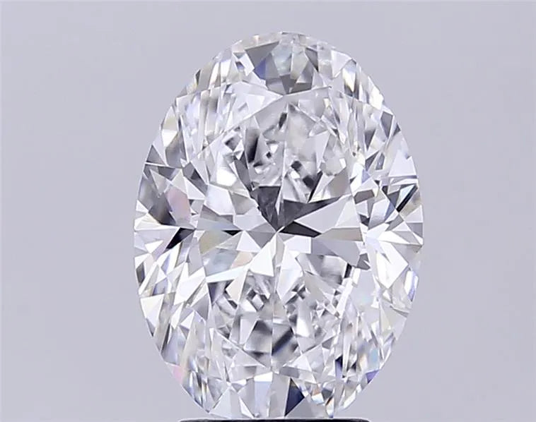 3.89ct Oval Lab Grown Diamond (Colour D, Clarity VVS2, IGI Certified)
