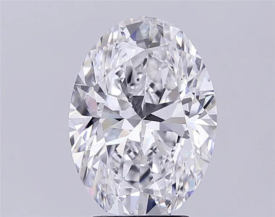 3.89ct Oval Lab Grown Diamond (Colour D, Clarity VVS2, IGI Certified)