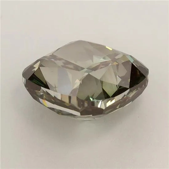 4.00ct Cushion brilliant Lab Grown Diamond (Colour Fancy Deep Green, Clarity VS1, IGI Certified)