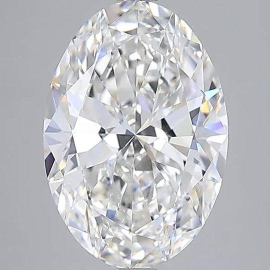4.00ct Oval Lab Grown Diamond (Colour G, Clarity VVS1, IGI Certified)