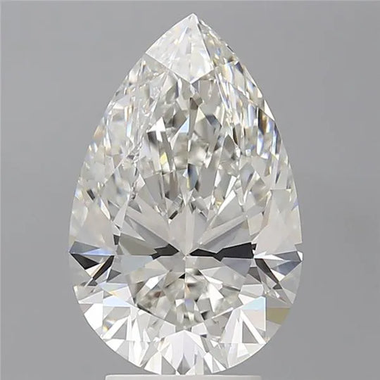 4.00ct Pear Lab Grown Diamond (Colour G, Clarity VVS2, IGI Certified)