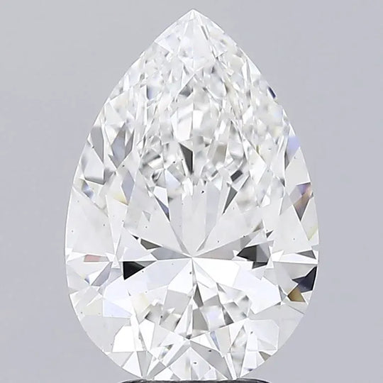 4.04ct Pear Lab Grown Diamond (Colour E, Clarity VS2, IGI Certified)