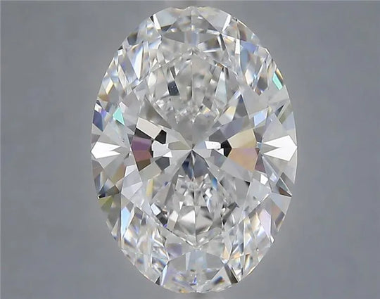 4.05ct Oval Lab Grown Diamond (Colour E, Clarity VVS2, IGI Certified)