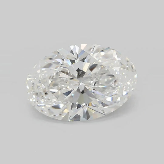 4.07ct Oval Lab Grown Diamond (Colour E, Clarity VVS2, IGI Certified)