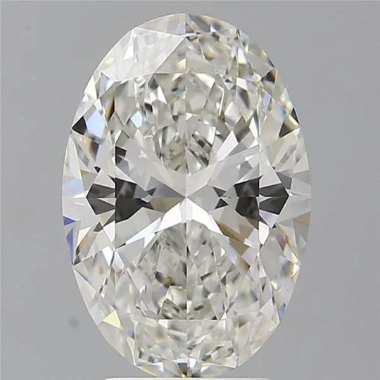4.09ct Oval Lab Grown Diamond (Colour G, Clarity VVS2, IGI Certified)