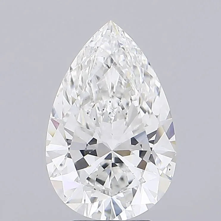 4.10ct Pear Lab Grown Diamond (Colour F, Clarity VS2, IGI Certified)