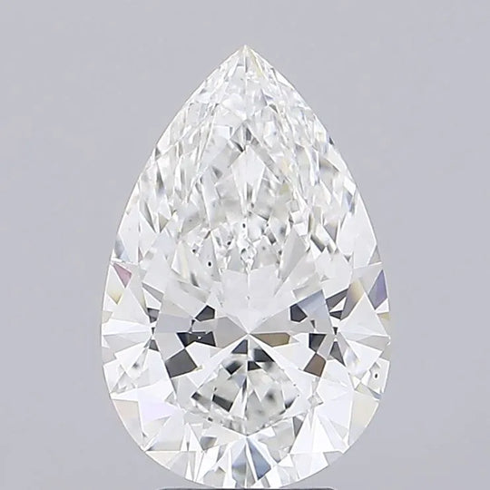 4.10ct Pear Lab Grown Diamond (Colour F, Clarity VS2, IGI Certified)