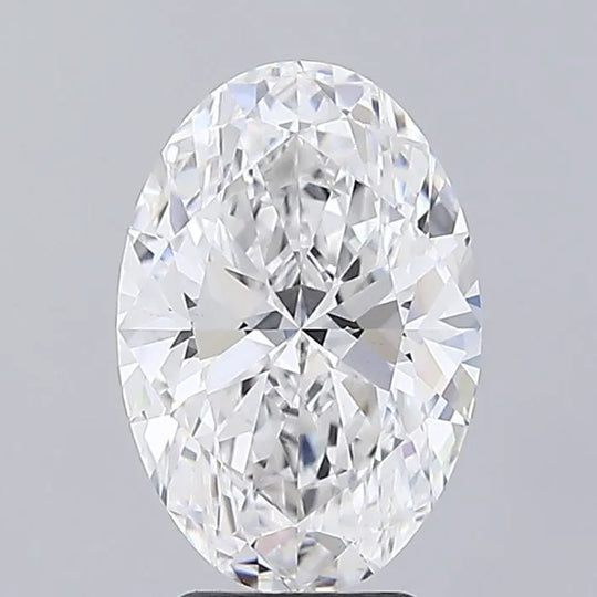 4.17ct Oval Lab Grown Diamond (Colour E, Clarity VVS2, IGI Certified)