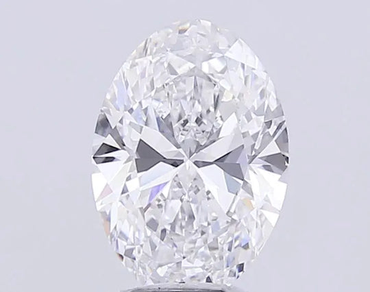4.90ct Oval Lab Grown Diamond (Colour D, Clarity VVS2, IGI Certified)
