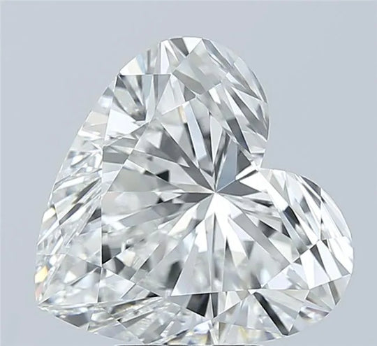 5.03ct Heart Lab Grown Diamond (Colour E, Clarity VVS2, IGI Certified)