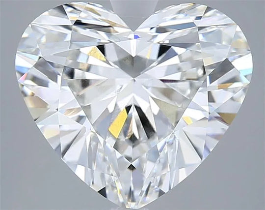 5.05ct Heart Lab Grown Diamond (Colour F, Clarity VVS2, IGI Certified)