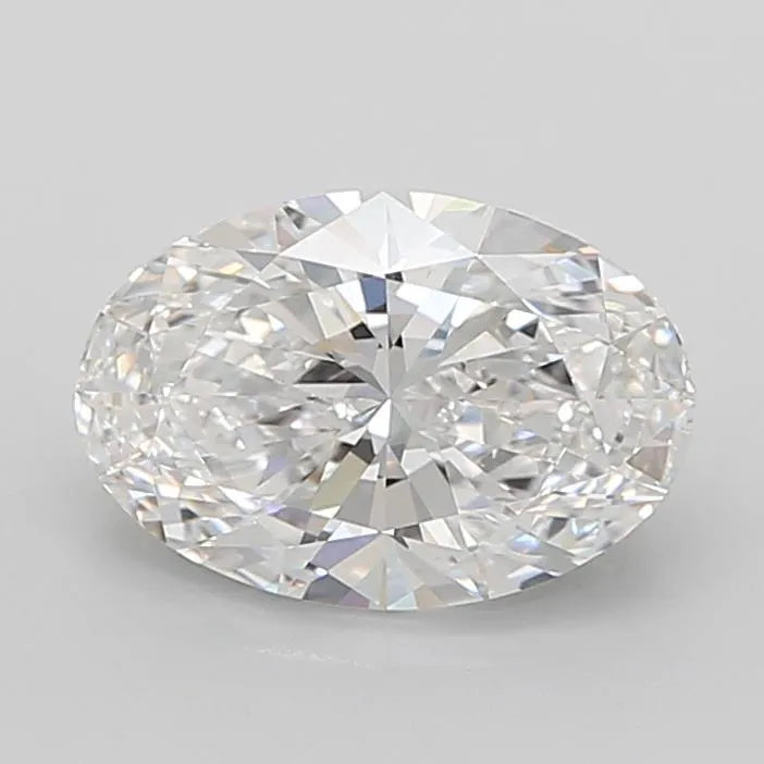 5.06ct Oval Lab Grown Diamond (Colour D, Clarity VVS2, IGI Certified)