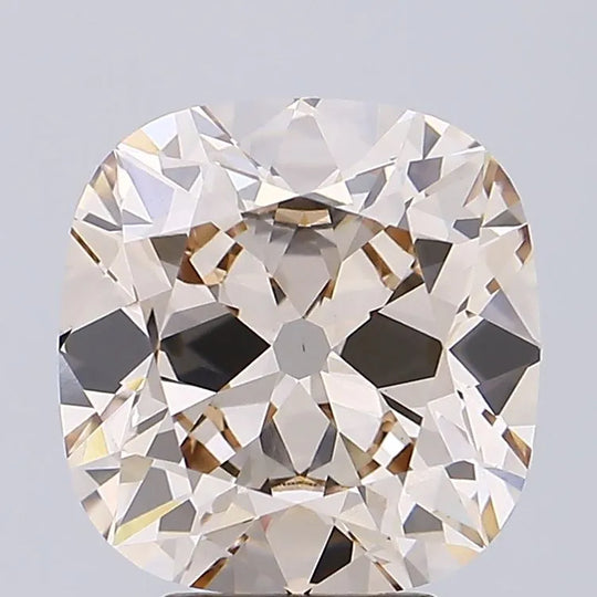 5.08ct Cushion modified Lab Grown Diamond (Colour Very Light Brown, Clarity VS1, IGI Certified)