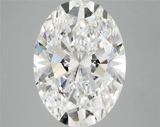 5.10ct Oval Lab Grown Diamond (Colour D, Clarity VVS2, IGI Certified)