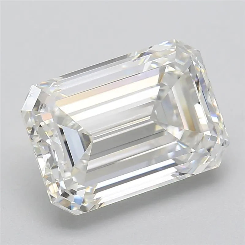 5.53ct Emerald Lab Grown Diamond (Colour G, Clarity VVS2, IGI Certified)