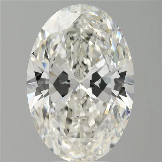 7.58ct Oval Lab Grown Diamond (Colour G, Clarity VVS2, IGI Certified)