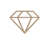 Gold diamond-shaped logo on a white background