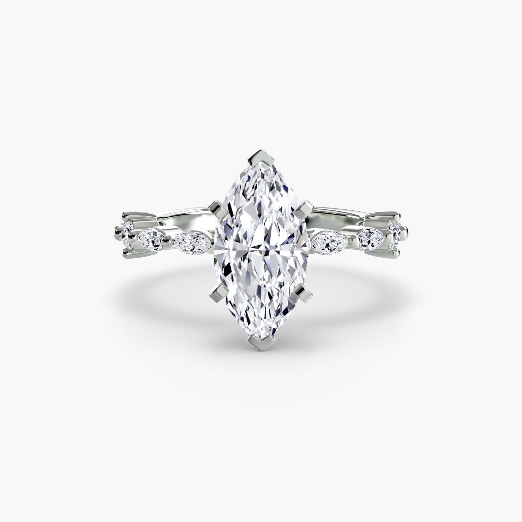 Siena Marquise Accent Solitaire Setting