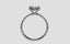 Hidden Halo French Pavé Lab Diamond Engagement Ring
