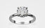 Hidden Halo Lab Diamond Engagement Ring