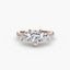 Three-Stone with Pavé Band