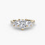 Three-Stone with Pavé Band