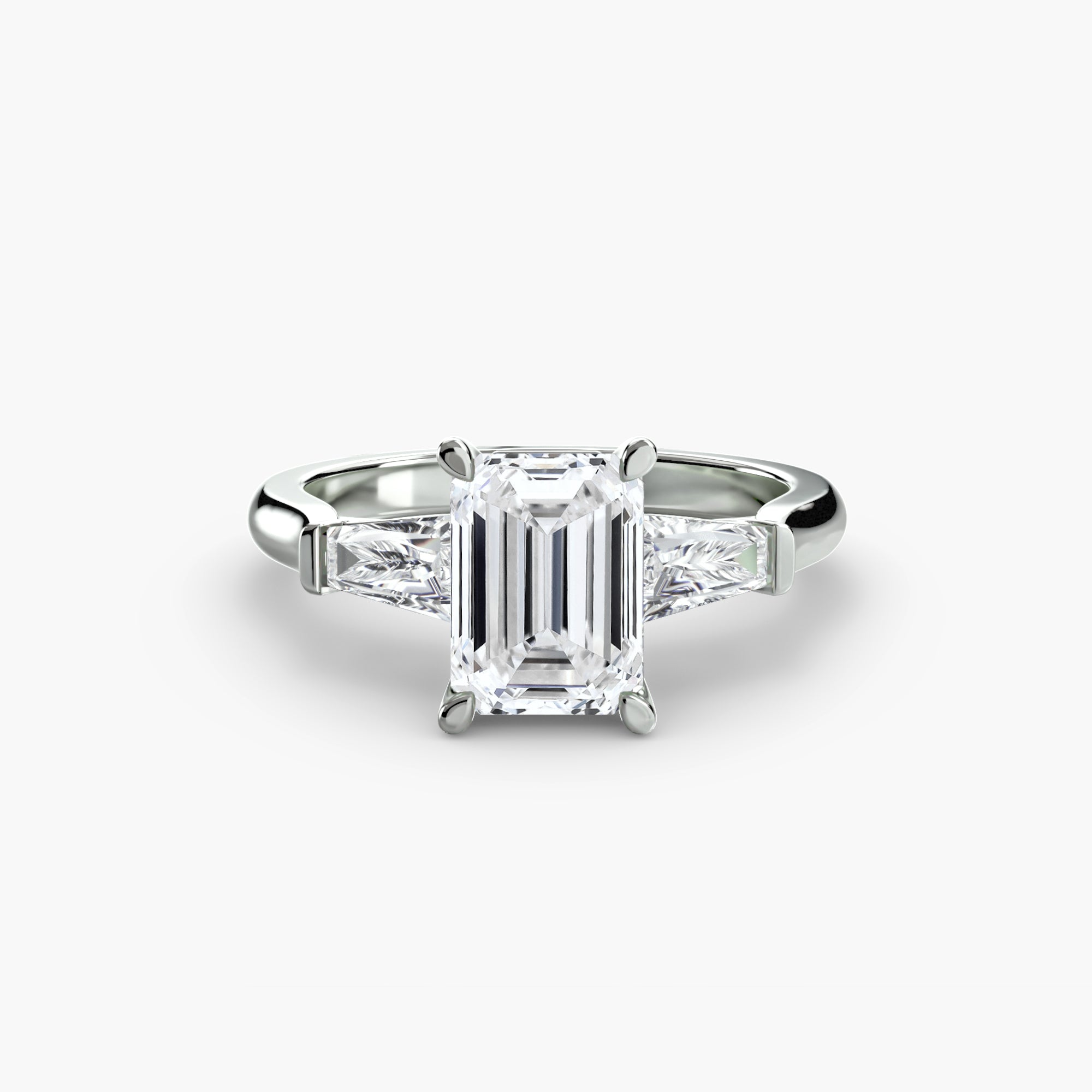 Linea Baguette Three-Stone Setting