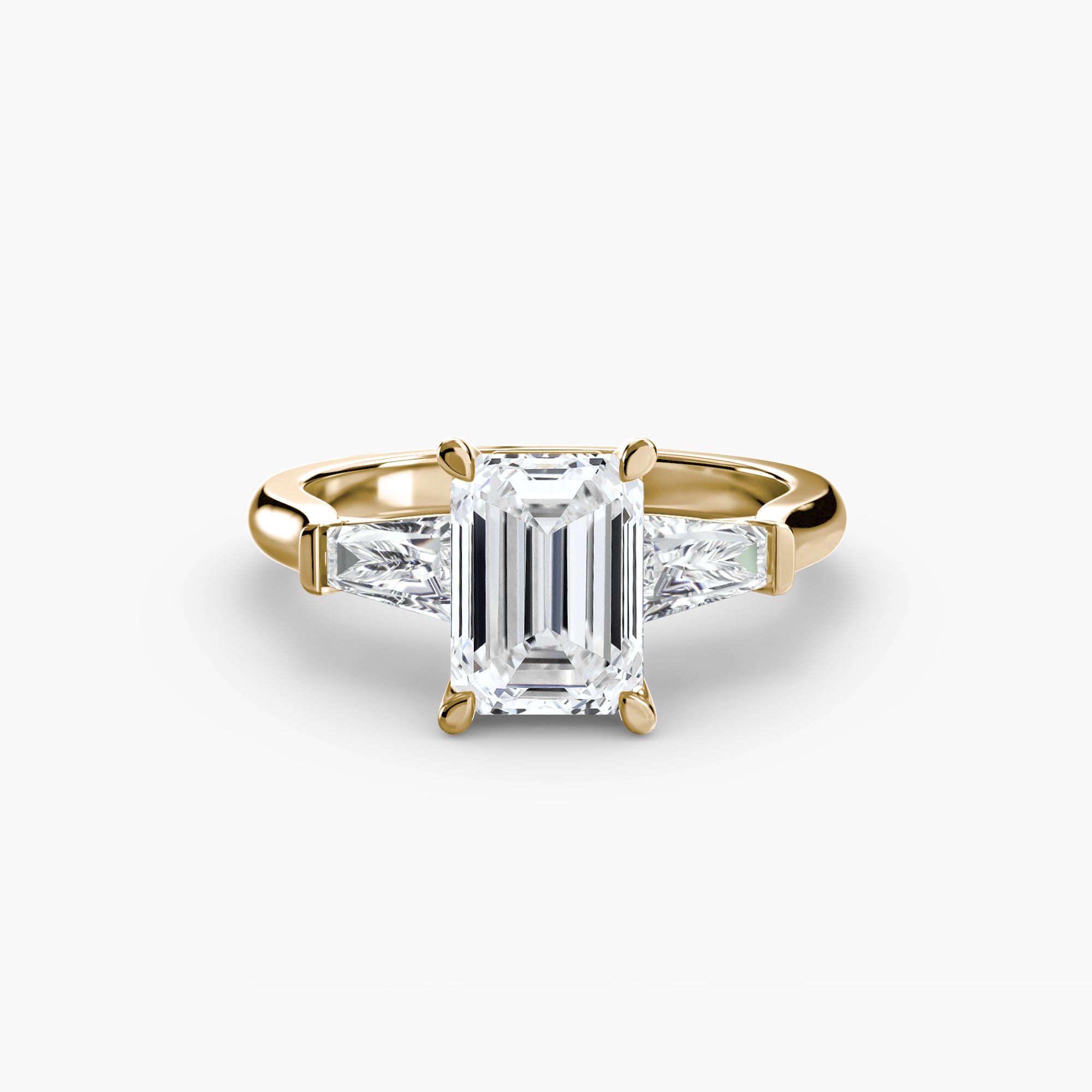 Linea Baguette Three-Stone Setting