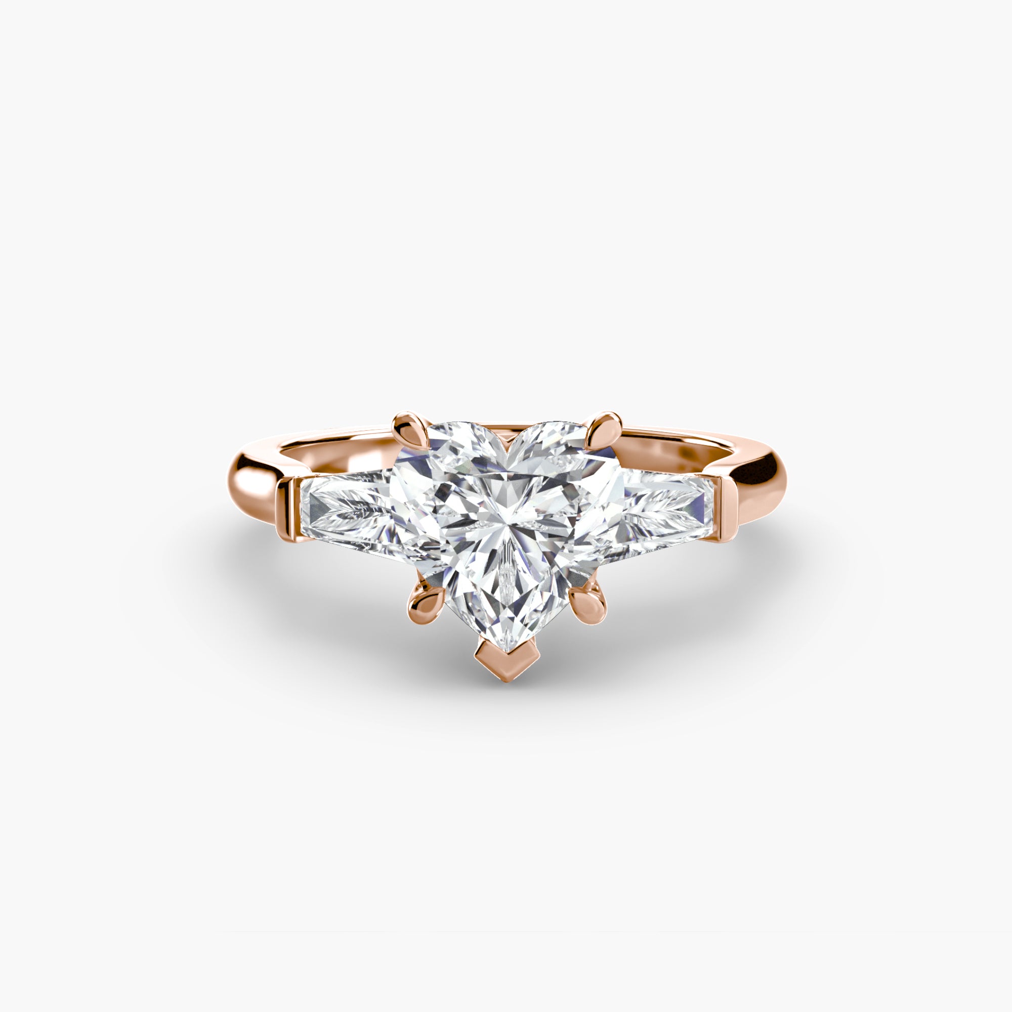 Linea Baguette Three-Stone Setting